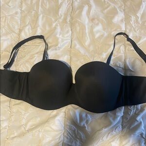 Black Strapless Bra